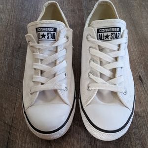 White Low Top Converse